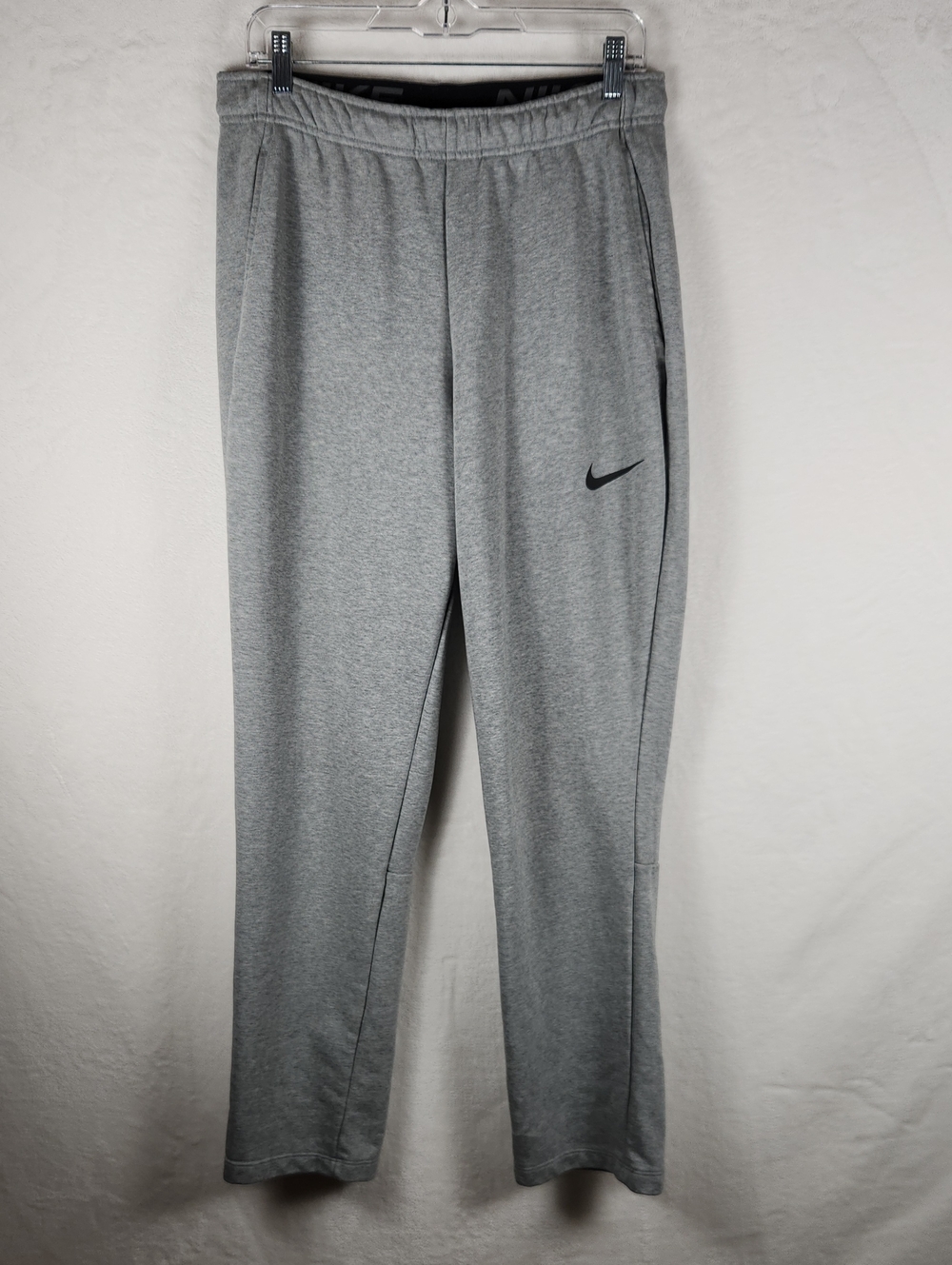 Nike Dri-FIT Fleece Sweatpants Gray Men's Medium Athletic Joggers